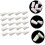 Makeup Wedge Sponge Applicators for Gradient Nail Art and Cosmetic Use 48pc 7