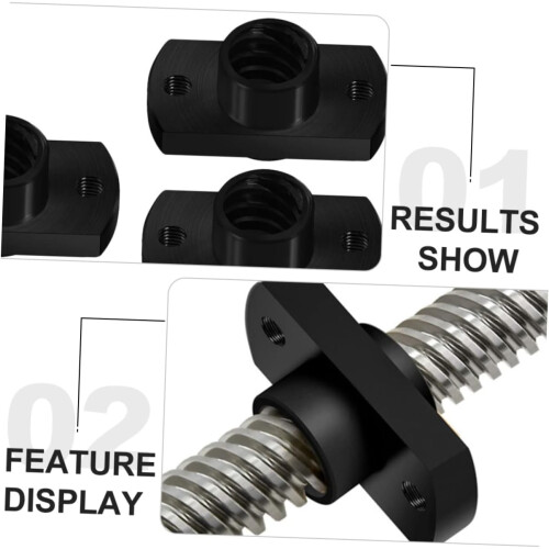 Kit di 5 dadi per vite senza fine per stampante 3D, materiale POM per Ender 1