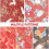 Japanese Style Cotton Fabric Bundle 5pcs 20x25cm Floral Patchwork Squares 5