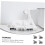 4 Stück flache Lenkrollen für Unterbett-Regale, selbstklebend, robust 3