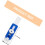 Retractable Erasers 5pcs Set with Replaceable Core Blue and White School Students Stationery Portable 2