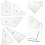 60 stk. gummibånd elastiske ringer for geoboards elastiske bånd i bulk 8