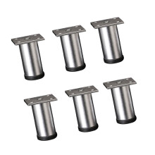 Telescopic Adjustable Bed Beam Support Foot Reinforced-Silver