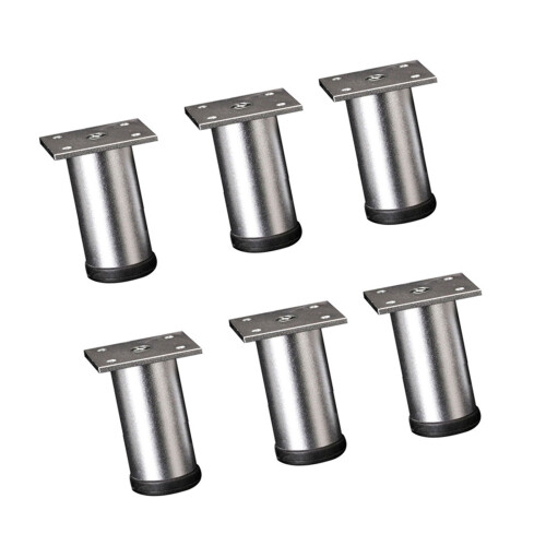 Telescopic Adjustable Bed Beam Support Foot Reinforced-Silver