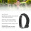OM6626B 18mAh Bluetooth 5.3 schwarzes Smartband 5
