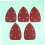 60pcs Triangular Paper Sandpaper Holes Triangle Back Paper Sandpaper Flocking Autoadesivo 4