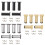 6-pack moderne aluminium bedframeverhogers, zware-Zilver 2