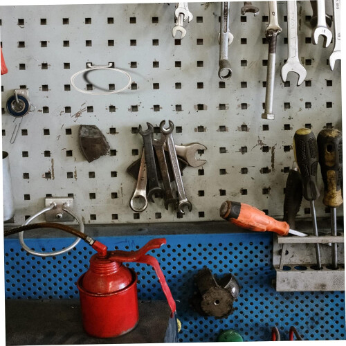 6 τεμάχια Peg Board Hook Pegboard Ring Hook Pegboard Organizer Wall 1