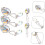Lot de 5 breloques strass pour manucure 7