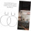 6 τεμάχια Peg Board Hook Pegboard Ring Hook Pegboard Organizer Wall 8