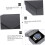 4pcs Multi-function Watch Packaging Box Watch Storage Box Embossed Pattern 3