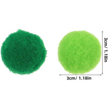 600pcs Gradient High Elastic Plush Ball Pom Poms for Crafts Fuzzy Balls for DIY Projects Arts and Crafts Decorations