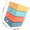 4pcs Stackable Drawer Storage Boxes Desktop Household Storage Case Multifunction Organizing Box 2