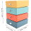 4pcs Stackable Drawer Storage Boxes Desktop Household Storage Case Multifunction Organizing Box 8