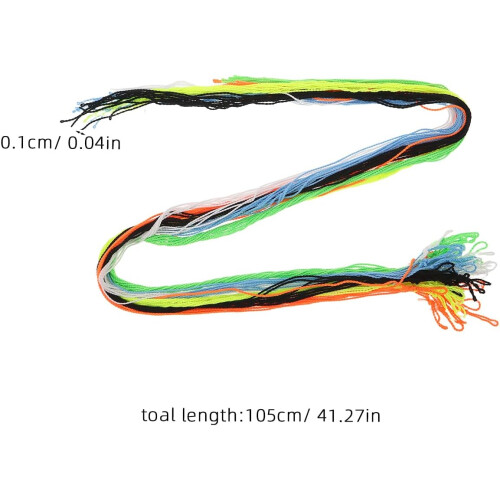 60 Stück 10-strängige 105 cm Polyester-Jojoschnüre, Ersatzseil 1