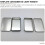 4pcs Rectangular Tinplate Storage Boxes Silver Metal Organizer Tins 6