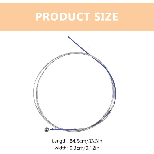 Professional Zhongruan Strings Set 4pcs Silver Steel Replacement Strings Easy to Replace Strong Playing Strength 1