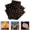 φύλλα αυτοκόλλητα νυχιών για το Halloween με λαμπερό σκούρο decal 7