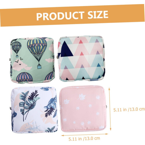 Damenbinden-Organizer-Set mit Tamponbeutel, 4-teilig 2