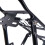 Karymi Rear Bike Rack Black Aluminum Adjustable 3