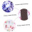 7 wiederverwendbare Menstruationsbinden mit zufälligen Designs, waschbare Damenbinden, Größe M 7