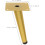 4pcs Angled Tapered Metal Legs for Table Replacement Sofa Legs Heavy Duty Enhanced Support 2