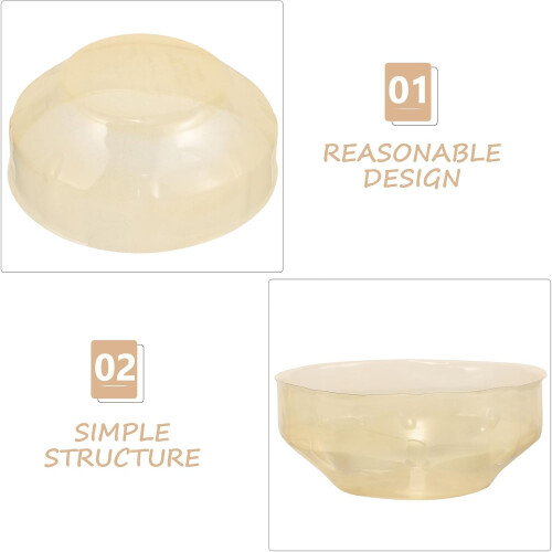 5pcs Detector Protective Covers Plastic Alarm Caps Easy Installation Versatile Use Dust Proof 2