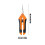 Ciseaux de taille en acier inoxydable - Orange, 16,7 cm 3