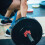 Dumbbell Barbell Fixing Nuts 4Pcs Self-Locking Hexagonal Red Plastic Pieces 5