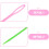 100pcs Plastic Large-Eye Sewing Needles for Yarn Craft Needles Threading Tool for Sewing Weaving Tool 3