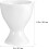 4 Pcs Small Ceramic Egg Cups for Hard Boiled Eggs Serveware Set for Breakfast and Table Use 8