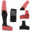 5 Sets Red Fishing Rod Protector Straps with High Elastic Rod Tip Covers 7