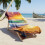 Toalha de praia infantil com estampa de desenho animado, macia e absorvente, 76 x 152 cm (30 x 60 polegadas). 4