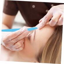 Set de 4 piezas para depilación y recortador de cejas, color azul. Depilación facial precisa, maquinilla de afeitar y recortador de cejas.