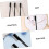 4pcs Dense Teeth Steel Needle Eyelash Brow Comb Eyelash Separator for Eyebrow Makeup Application Grooming Tool 4