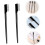 4pcs Dense Teeth Steel Needle Eyelash Brow Comb Eyelash Separator for Eyebrow Makeup Application Grooming Tool 5