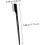4pcs Dense Teeth Steel Needle Eyelash Brow Comb Eyelash Separator for Eyebrow Makeup Application Grooming Tool 6