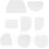 5pcs Plastic Baking Scraper Set Dough Scraper Cake Decorating Tool with Trapezoid 7