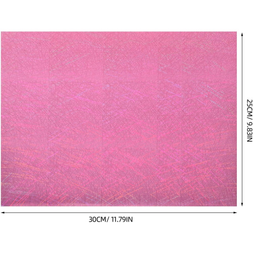 Vinilo termoadhesivo holográfico para ropa, 7 colores, 30x25cm 1