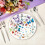 Assiettes jetables papillon, lot de 60 – 26 cm et 19 cm, blanches 4