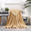 Koc polarowy Comefolife khaki10070cm 2