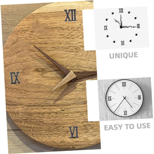 6sets Replacement Clock Numerals Kit Roman Numeral Clock DIY Numbers Home Decor 2