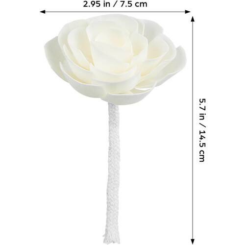 4pcs Flower Rattan Sticks Artificial Flower Diffuser Sticks Arrangement Diffuser Flameless Relaxation 1