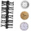 6sets Replacement Clock Numerals Kit Roman Numeral Clock DIY Numbers Home Decor 6