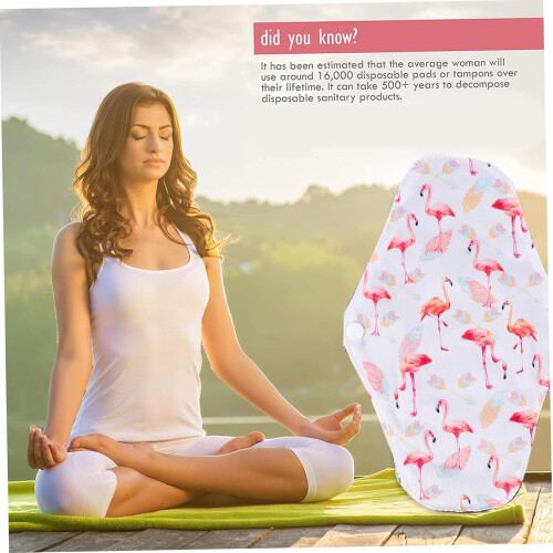 5 Stück wiederverwendbare Stoffbinden für Menstruation und Inkontinenz 2