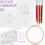 Einfaches Stickset für Anfänger mit Stickrahmen und Stickvorlage – DIY-Stickmaterialset 7