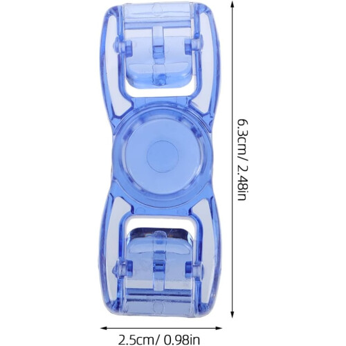 4Pcs Universal Blue Swimming Goggles Buckle Strap Clips Replacement Accessories 1