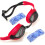 4Pcs Universal Blue Swimming Goggles Buckle Strap Clips Replacement Accessories 6