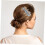 Elegante pente de cabelo floral para noivas 5