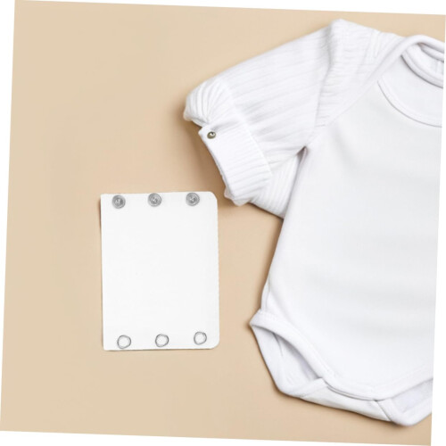 7pcs Bodysuit Extender Double Layer algodão tecido ajustável Snap Extenders para Romper combinados 1